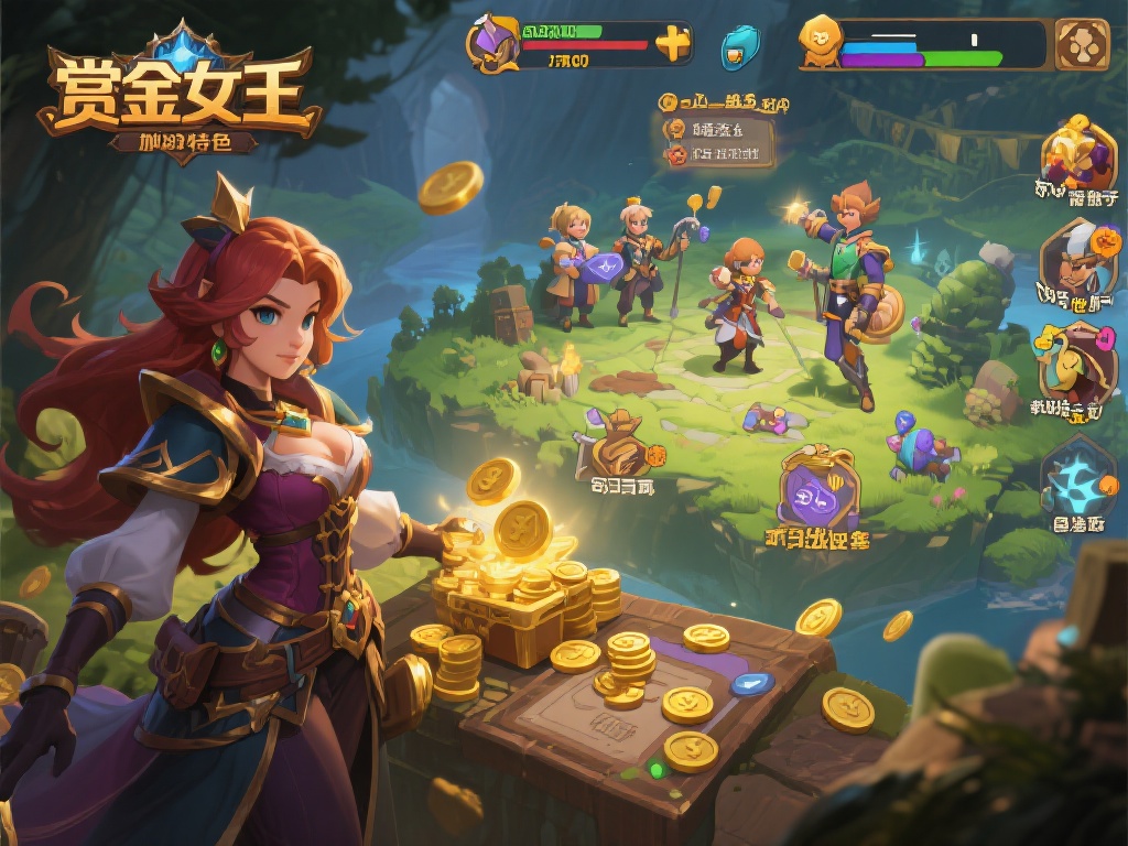 游戏达人优选推荐:赏金女王热门游戏排行链接 独特的游戏特色
赏金女王是一款结合冒险与策略的多