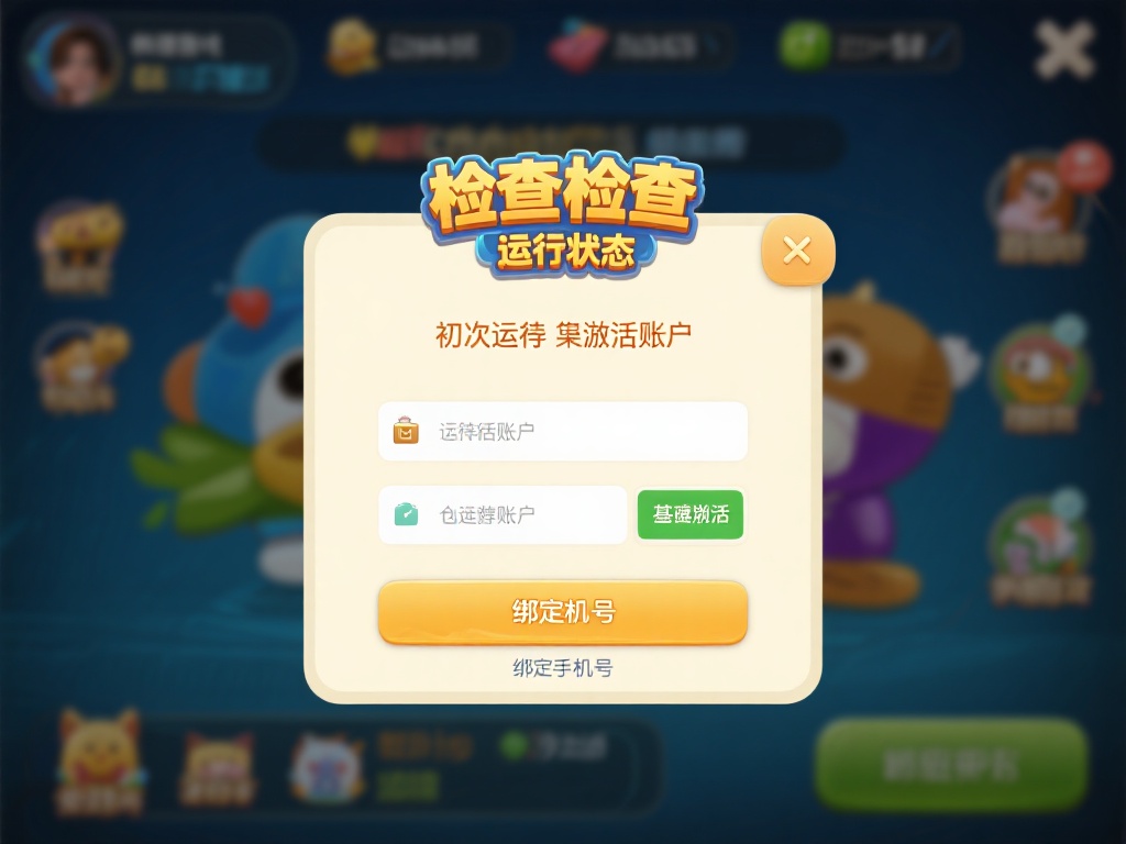 检查游戏运行状态并激活账户
初次运行游戏可能需要