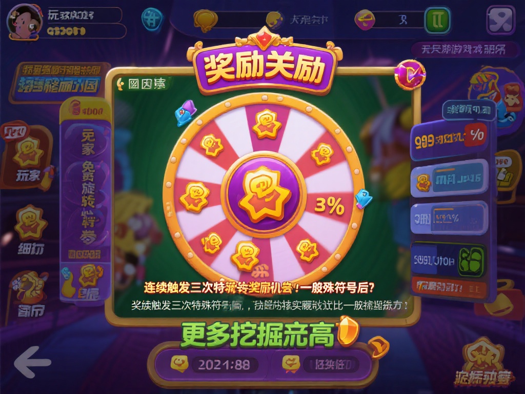 另外，游戏中的奖励关卡设计通常会包含随机因素：免费